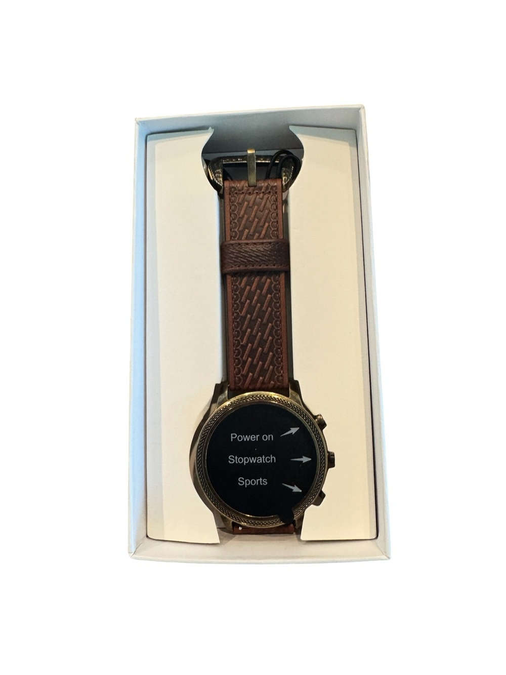 NWT Wrangler WRZ20 Series Brown Leather Smartwatch